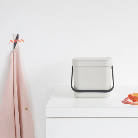 Waste Bin Sort & Go 3L - Light Grey