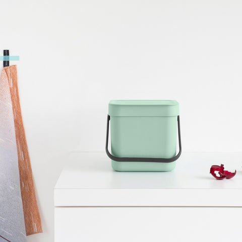 Waste Bin Sort & Go 3L - Jade Green