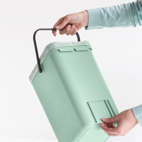 Waste Bin Sort & Go 12L - Jade Green