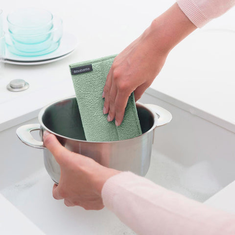 Microfibre Cleaning Pads, Set of 3, 16x22 cm (Dark Grey