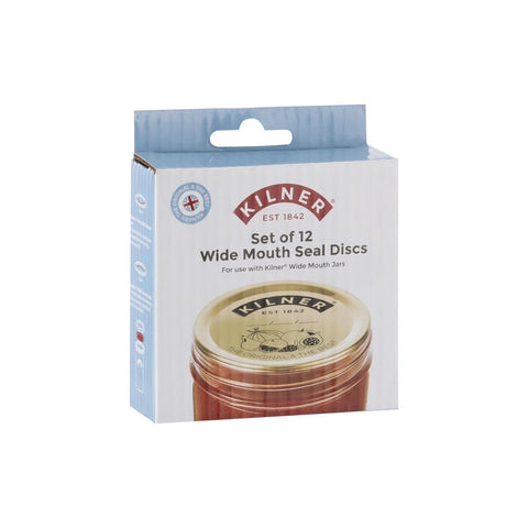 Kilner Wide Mouth Jar Seals Pack/12