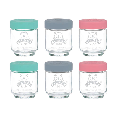 Kilner Kids Glass Jar Set of 6 - 190ml