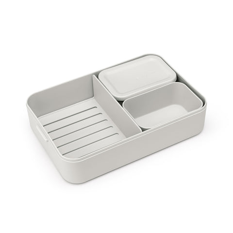 Make & Take Lunch Box/Bento - Light Grey