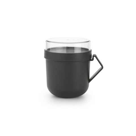 Make & Take Soup Mug 0.6L Dark Grey
