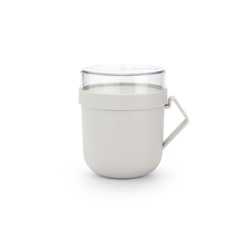 Make & Take Soup Mug 0.6L Light Grey