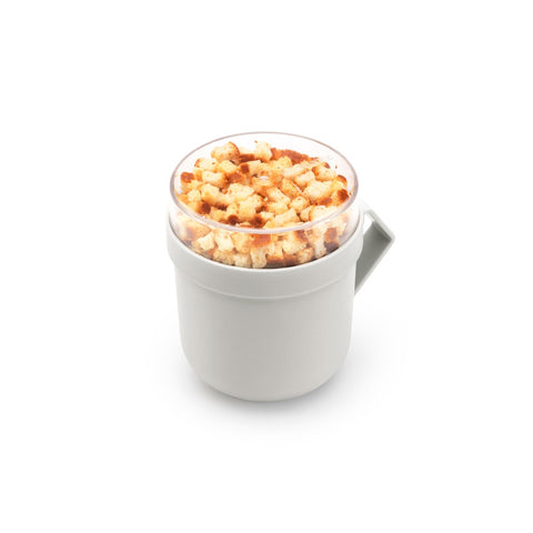 Make & Take Soup Mug 0.6L Light Grey