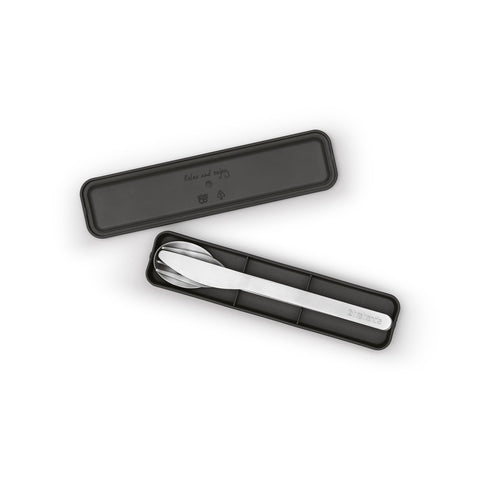 Make & Take Cutlery Set 3 pcs Dark Grey
