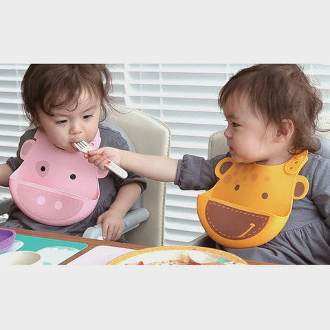 Baby Bib - Pokey Pink Pig