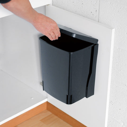 Newicon Wall Mounted Bin - Black