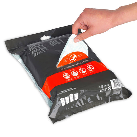 Bin Liner Code H (50-60 Litre) 40 Bags Dispenser Pack - White