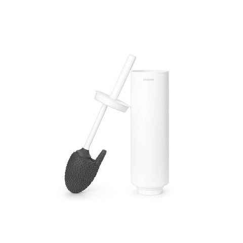 Mindset Toilet Brush & Holder - Mineral Fresh White