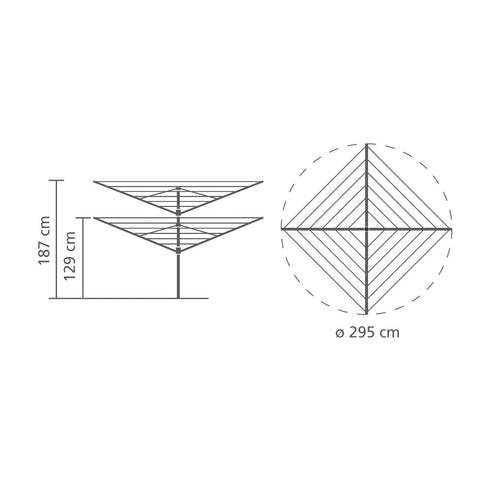 Aluminium Clothes Hanger Set Of 4.