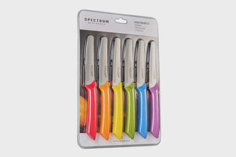 Spectrum Steak Knife Set 10cm Multi Colour