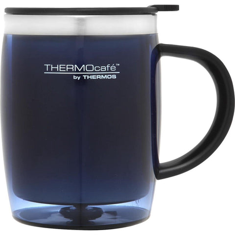 450Ml Thermocafe Stainless Steel Inner, Plastic Outer Desk Mug - 2 Colors