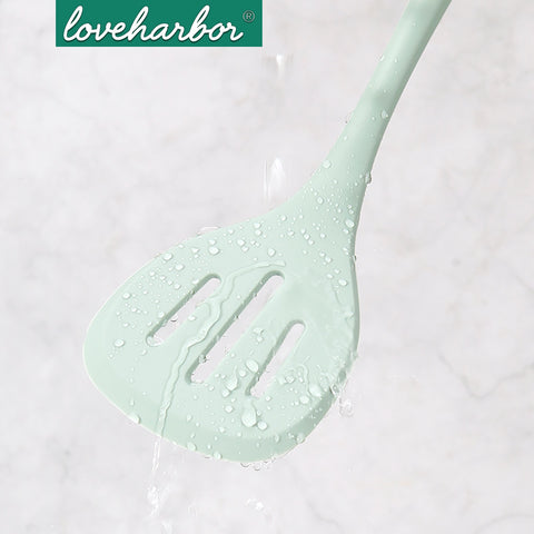 Loveharbor Premium Silicone Slotted Spatula