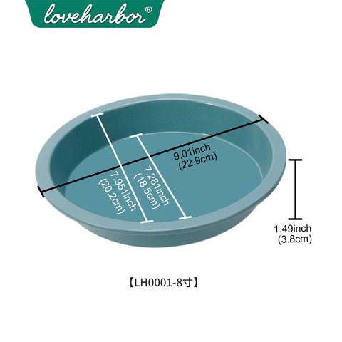 Loveharbor Green Earth Non-Stick Round Cake Pan
