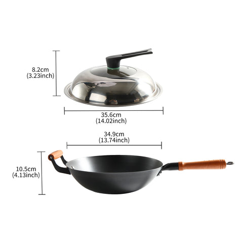 Loveharbor Cast Iron Wok