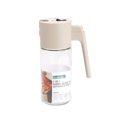 Loveharbor 2-In-1 Glass Oil Dispenser & Sprayer