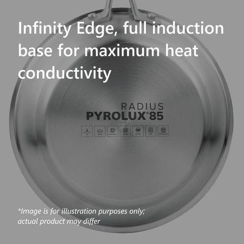 3 Piece Saucepan Set - 16cm/1.8 Litre, 18cm/2.5 Litre & 20cm/3.4 Litre