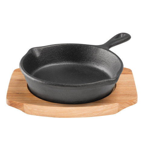 Pyrocast 10cm Skillet With Maple Tray