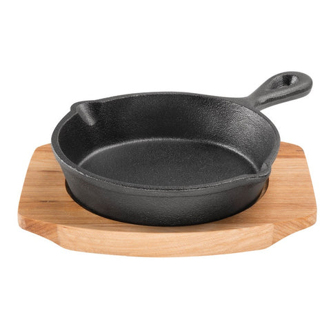 Pyrocast 13.5cm Skillet with Maple Tray