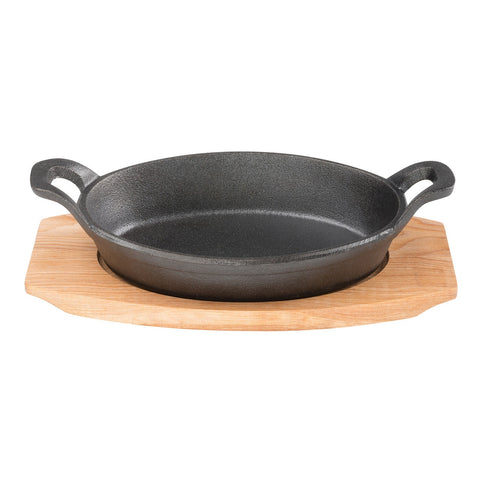 Pyrocast Oval Gratin With Tray 15.5X10cm