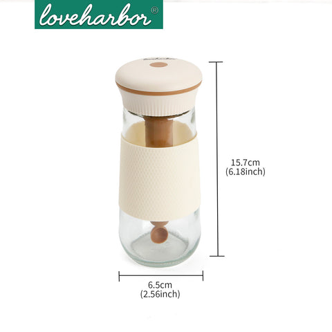 Loveharbor Glass Measured Salt Shaker