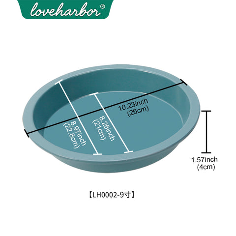 Loveharbor Green Earth Non-Stick Round Cake Pan