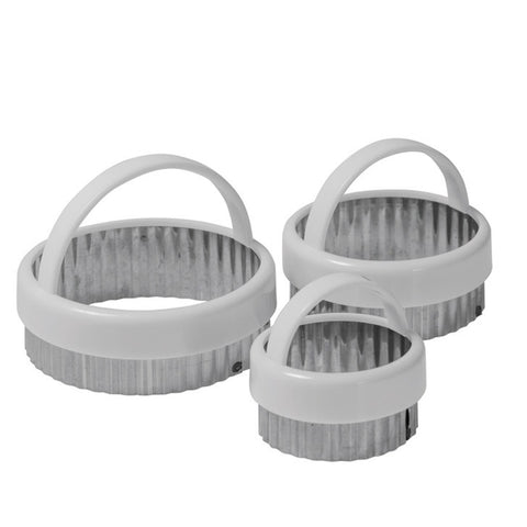 Crinkle Cookie Cutters 3 Piece Set