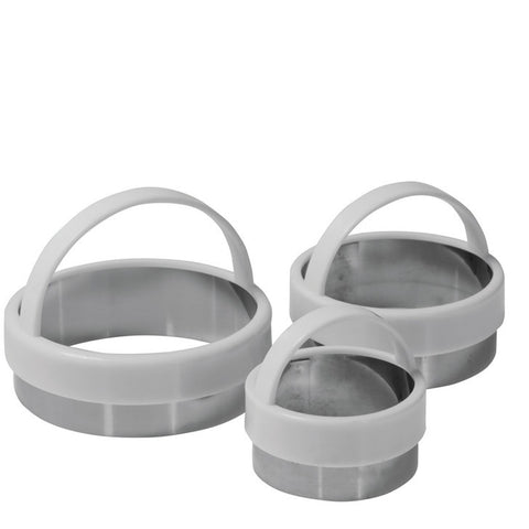 Straight Edge Cookie Cutters 3 Piece