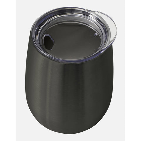 Double Wall Insulated Wine Tumbler - 300ml - Gunmetal