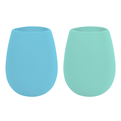 Silicone Stemless Wine Glass - Set Of 2(3 Colors)
