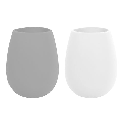 Silicone Stemless Wine Glass - Set Of 2(3 Colors)