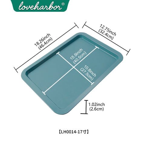 Loveharbor Green Earth Non-Stick Small Cookie Sheet