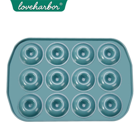 Loveharbor Green Earth Non-Stick Mini Donut Pan