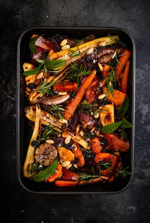 Heavy Base Deep Roasting Pan 34x26cm