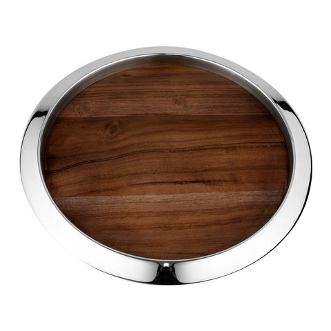 Kingston Tray with Wooden Inlay