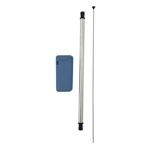 Collapsible Stainless Steel Straw In Box With Cleaning Brush