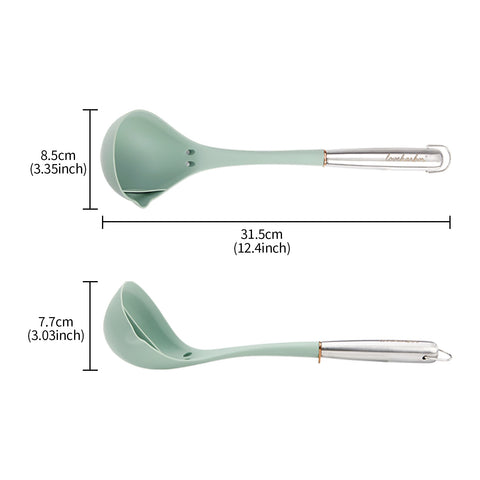 Loveharbor Premium Silicone Soup Ladle