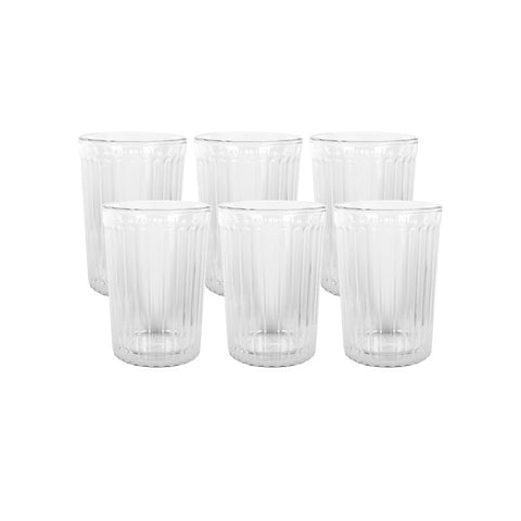 Rigato Double Wall Glass - Set of 6, 250ml
