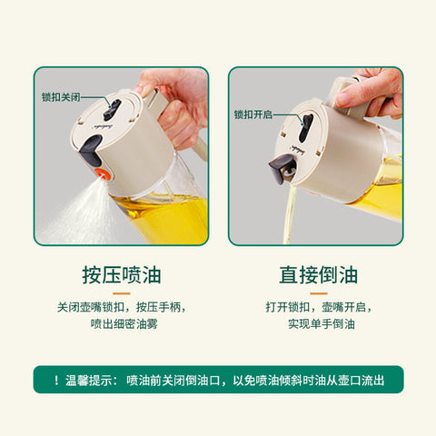 Loveharbor 2-In-1 Glass Oil Dispenser & Sprayer