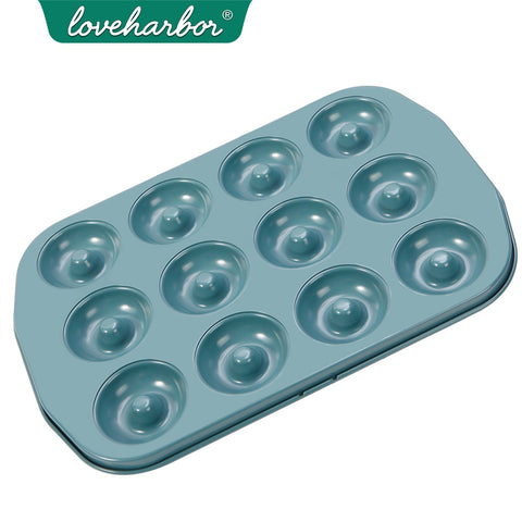 Loveharbor Green Earth Non-Stick Mini Donut Pan
