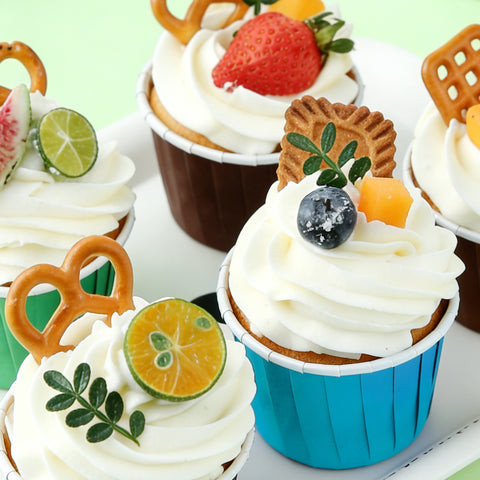 Loveharbor White Muffin Paper Cup
