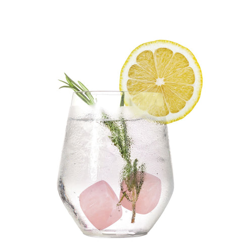 Rose Quartz Gin And Wine Cubes - Set Of 6