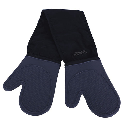 Silicone Double Oven Mitts - 2 Colors