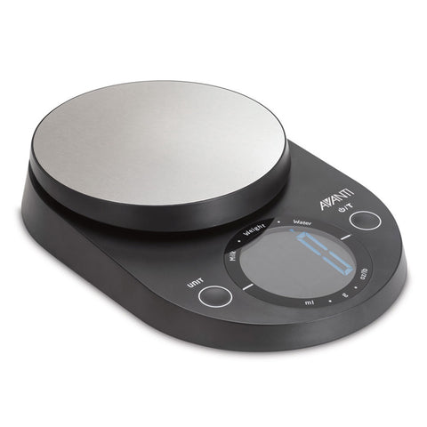 Large Display Kitchen Scale Black