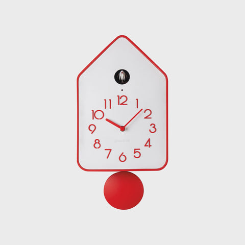 Home QQ-Up Cuckoo Wall Clock with Pendulum