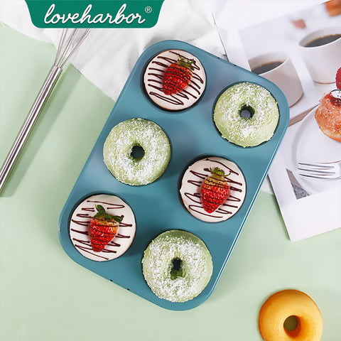Loveharbor Green Earth Non-Stick Donut Pan
