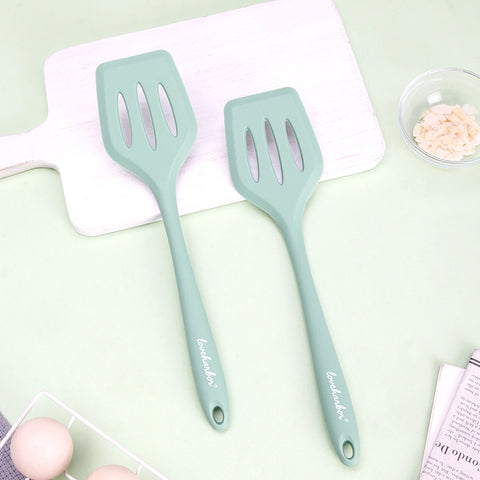 Loveharbor Silicone Slotted Spatula - Green
