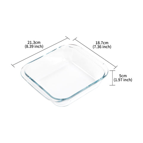 Loveharbor Square Glass Baking Dish